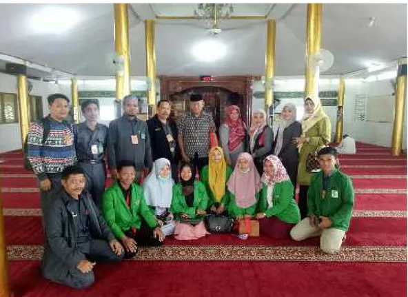 Foto bersama pegawai Kantor Urusan Agama Kecamatan Tamalate   di Lapas Makassar 