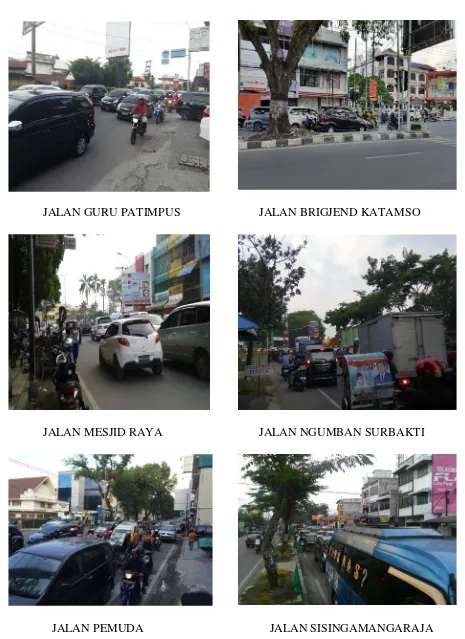 Gambar 2.3 Kondisi Kepadatan Ruas Jalan Rute Rencana Monorel Kota Medan 