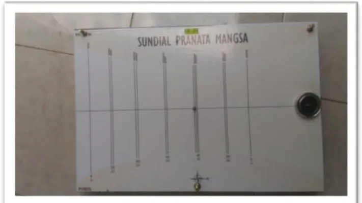 Gambar 1: Sundial Pranata Mangsa. (Sumber: Penulis) 