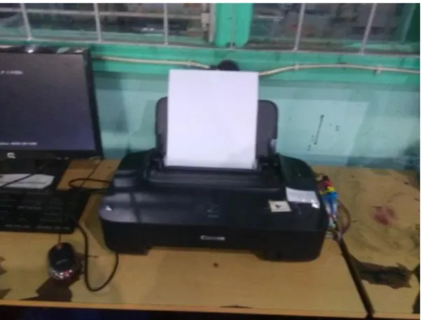 Gambar 4.5 Alat Printer yang dilayankan untuk Pemustaka 