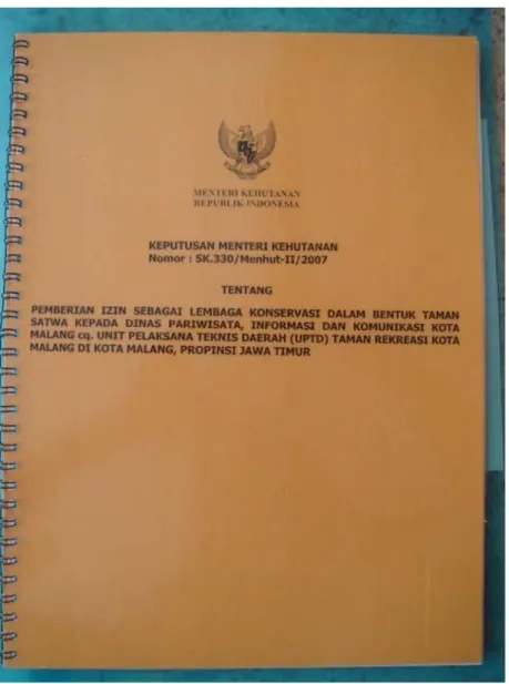 Gambar 2.12 Surat Keputusan Menteri Kehutanan 