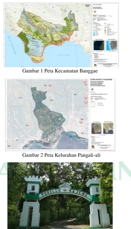 Gambar 1 Peta Kecamatan Banggae 