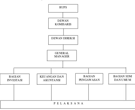 Gambar 4.1.Struktur Organisasi PT. Sarana Sumut Ventura : 