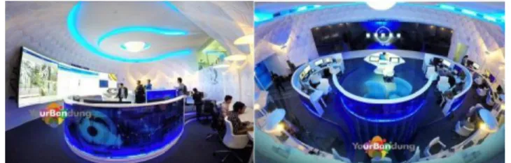 Gambar 1. Bandung Command Center Sumber: Twitter @infobdg