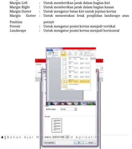 Gambar 1. Tool Margin