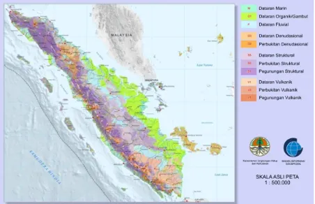 Gambar. 2.16 Peta Ekoregion Pulau Sumatera