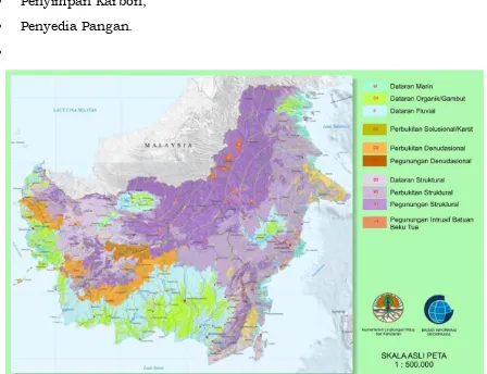 Gambar 2.18 Peta ekoregion Pulau Kalimantan