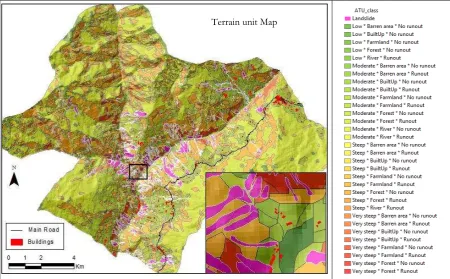 Figure 4.15: Automated terrain units map of study area 