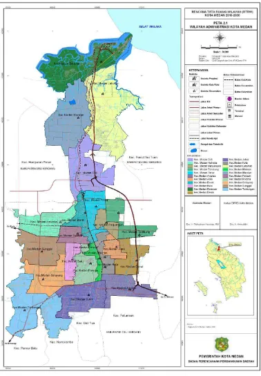 Gambar 4.1. Peta Wilayah Administasi Kota Medan 