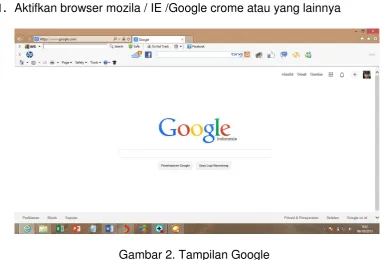 Gambar 2. Tampilan Google 