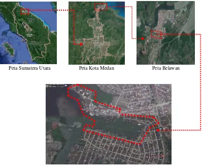 Gambar 4.1 Lokasi Penelitian di Kota Medan 
