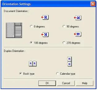 Gambar‐8: Menu Orientation Setting 