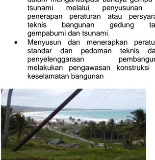 Gambar 5. Salah satu pemukiman diwilayah pantai  di Pulau Yamdena yang rawan tsunami 