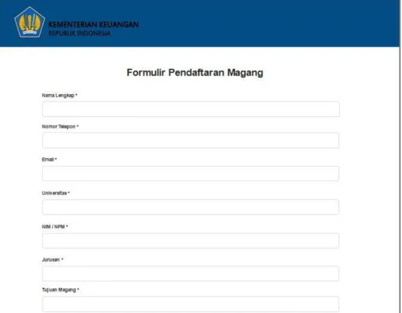 Gambar 3.12. Mockup Halaman Web Magang 