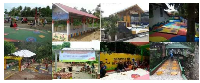 Gambar 2.6. Dokumentasi Kegiatan Sanimas-IDB Berupa IPAL Komunal di Sumatera dan Jawa 
