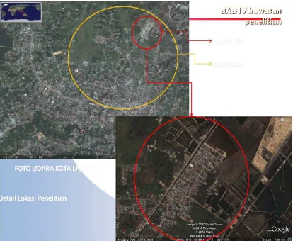 Gambar 4.1 Peta foto udara Kota Langsa 