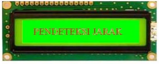 Gambar 2.3 LCD Pendeteksi Jarak 