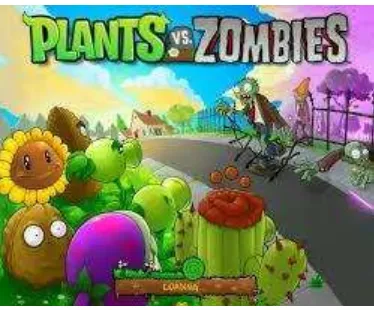Gambar Error! No text of specified style in document..1Tampilan Game Plant Vs Zombie 