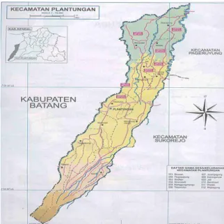 Gambar 2 Peta Kecamatan Plantungan 