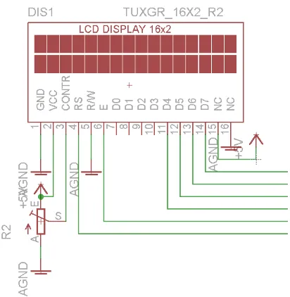 Gambar 19 Sistem Kerja Rangkaian LCD 