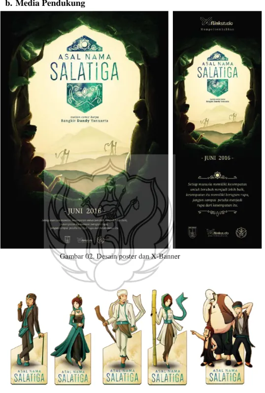 Gambar 02. Desain poster dan X-Banner 