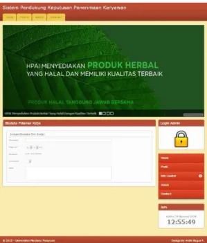 Gambar 4.4 Halaman Input Biodata 