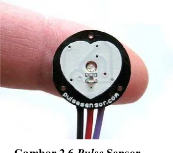Gambar 2.6 Pulse Sensor 