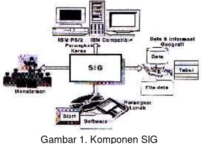 Gambar 1. Komponen SIG