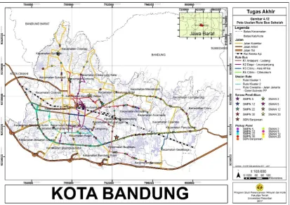 Gambar 1. Peta Pickup Point  Gabungan 