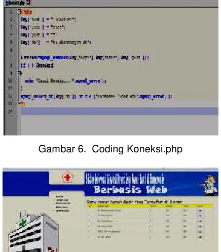 Gambar 6. Coding Koneksi.php