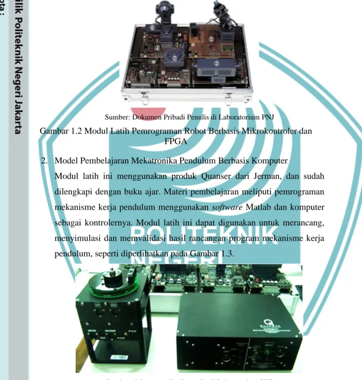 Gambar 1.2 Modul Latih Pemrograman Robot Berbasis Mikrokontroler dan  FPGA 