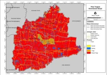 Gambar 6.  Kerentanan Banjir 