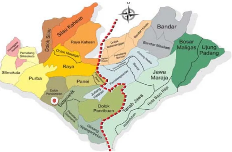 Gambar 2. 1: Peta Kabupaten Simalungun 