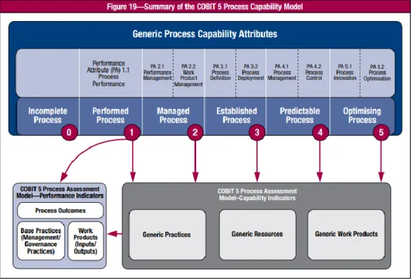 Gambar 2.5 Model kapabilitas COBIT 5 