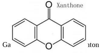 Gambar 1. Struktur dasar Xanton