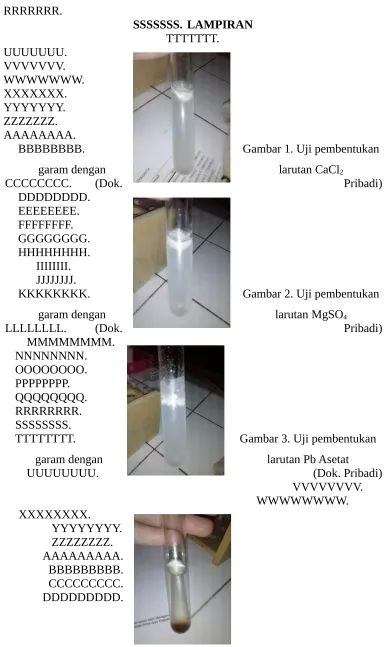 Gambar 1. Uji pembentukan