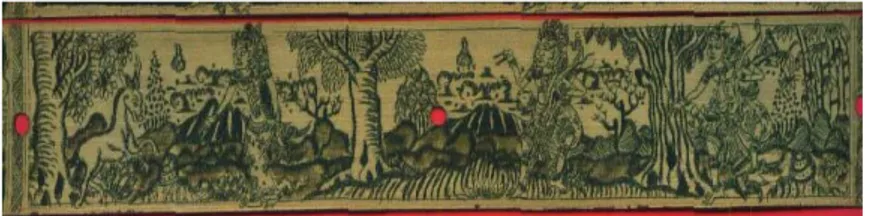Gambar   23  Adegan 3.  Sita didatangi Kijang,   karya Ida Bgs Raka (Koleksi Senimannya)  