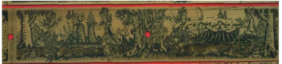 Gambar   25  Adegan 5.  Rama memanah Kijang,   karya Ida Bgs Raka (Koleksi Senimannya)  