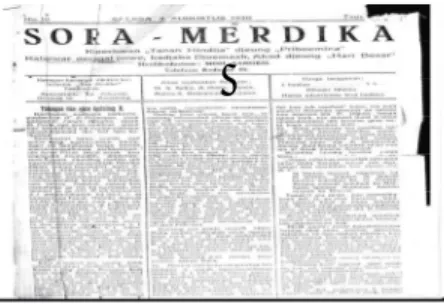 Gambar 1. Perkara Afdelling B tahun 1919  Sumber: Surat kabar Sora-Merdika 3 Agustus 