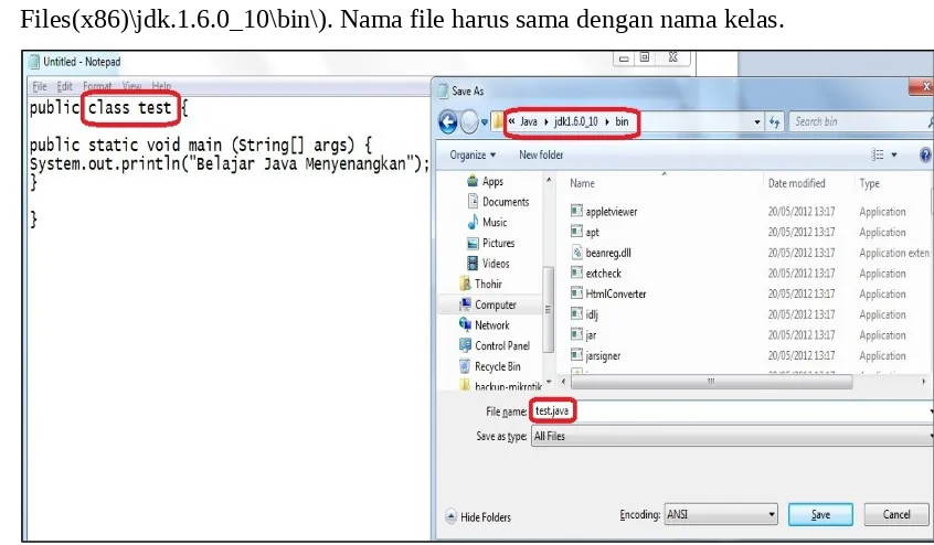 Gambar 4. Membuka program command prompt