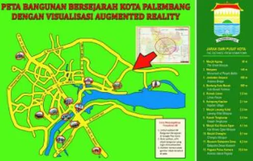 Gambar 2 adalah hasil dari desain peta bangunan bersejarah kota Palembang 