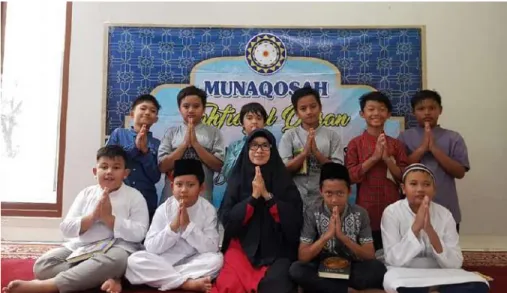 Gambar 9. Persiapan Munaqosah Tahfizh  Sumber. Dokumen Pribadi Peneliti 