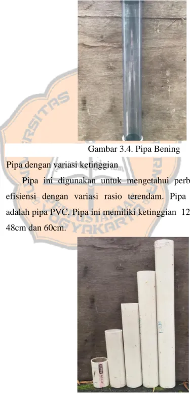 Gambar 3.4. Pipa Bening 