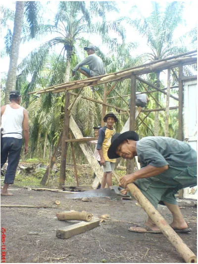 Gambar 3 : Masyarakat Desa Padang Halaban yang tergabung dalam STPHL-