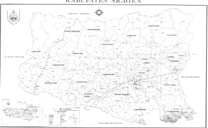 Gambar 1.1. Peta Kabupaten Sragen 