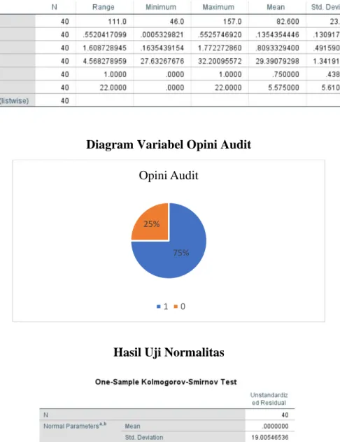 Diagram Variabel Opini Audit 