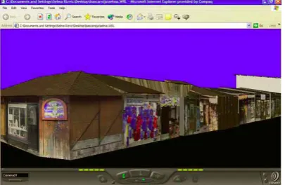 Gambar 2. Visualisasi dari lingkungan virtual 