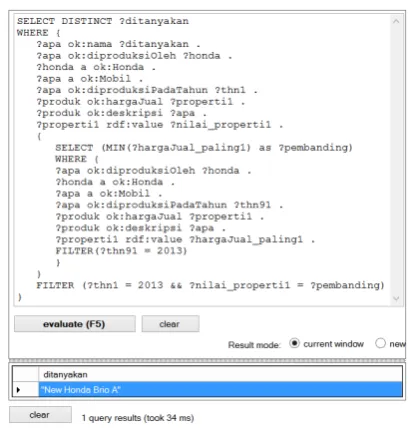 Gambar 9. Query SPARQL untuk menjawab 
