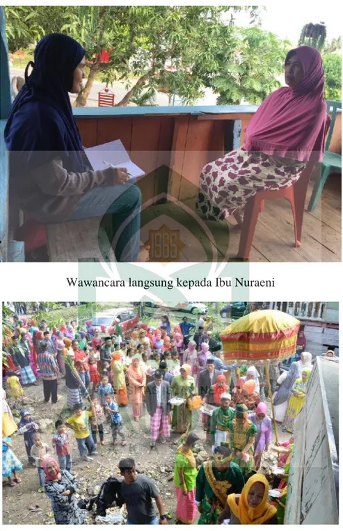 Foto pada saat Mappaenre Botting di Kecamatan Kajuara Kabupaten Bone 