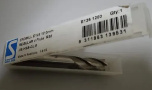 Gambar 2. Jenis endmill yang digunakan 